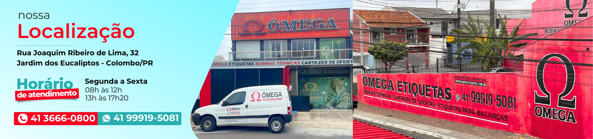 Banner Omega Etiquetas
